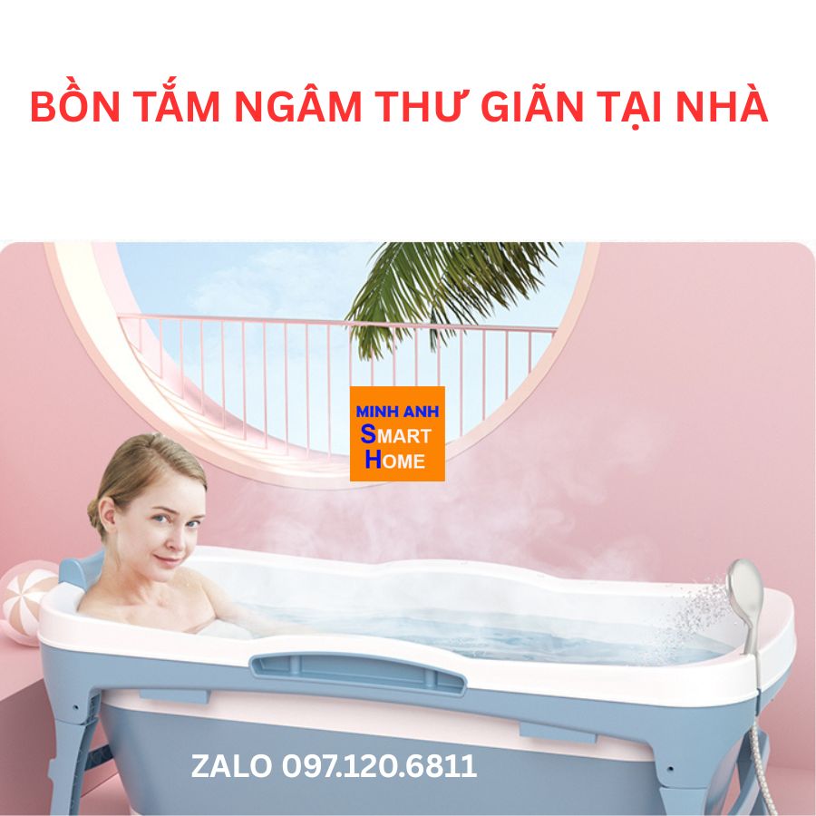 Bồn tắm ngâm thư giãn tại nhà, bồn ngâm nước nóng thư giãn